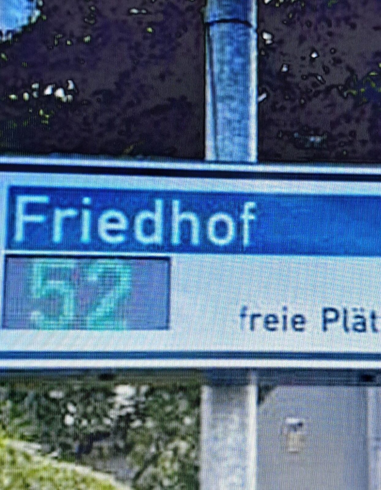 Gut zu wissen, dass noch was frei ist.